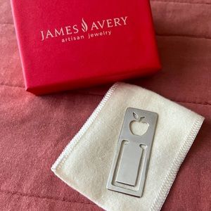 RETIRED James Avery Apple Bookmark